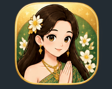 การะเกดในกรอบดอกไม้